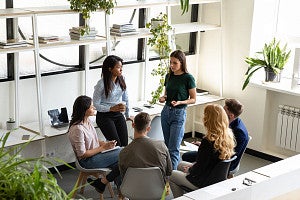 Group of students stock image