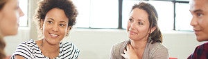 A group of teachers having a meeting