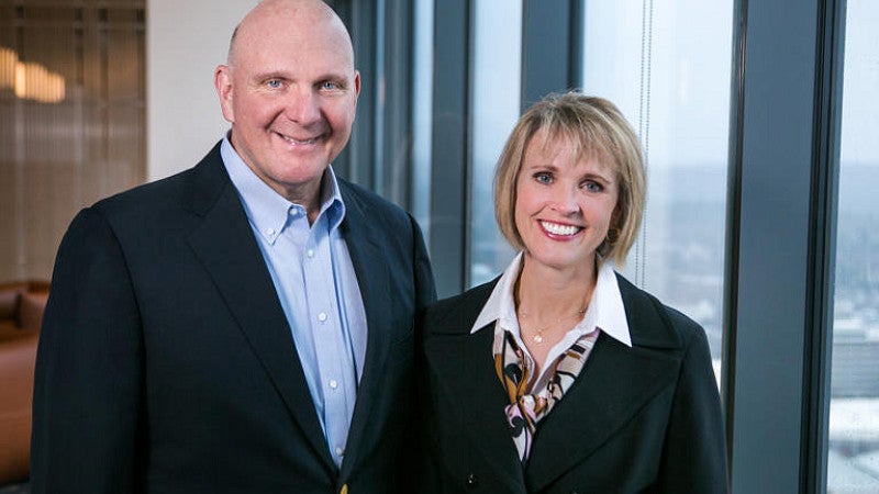 Connie and Steve Ballmer