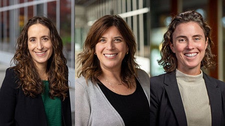 Katie McLaughlin, Sarah Kate Bearman, and Maureen Zalewski, left to right.