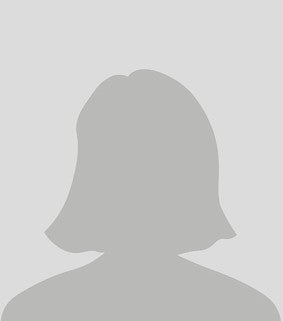 A gray silhouette of a woman over a light gray background